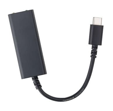 Dealworthy Usb-C To Ethernet Adapter, Black