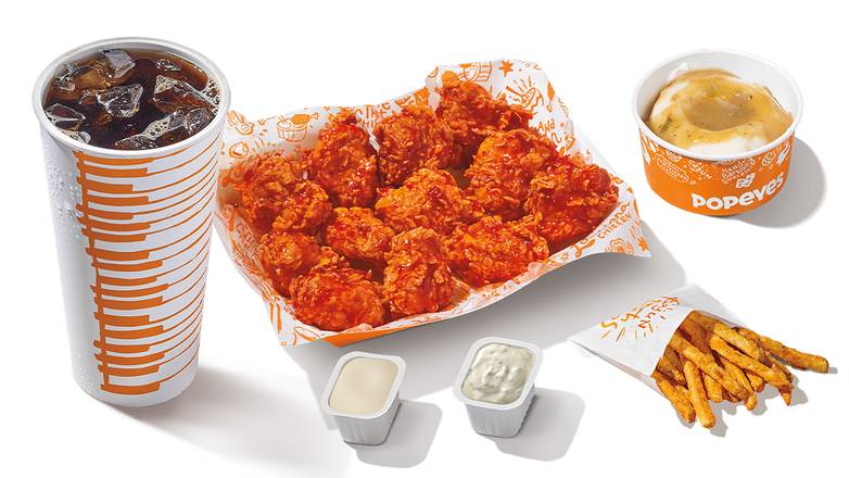 12 Piece Boneless Wings Large Combo