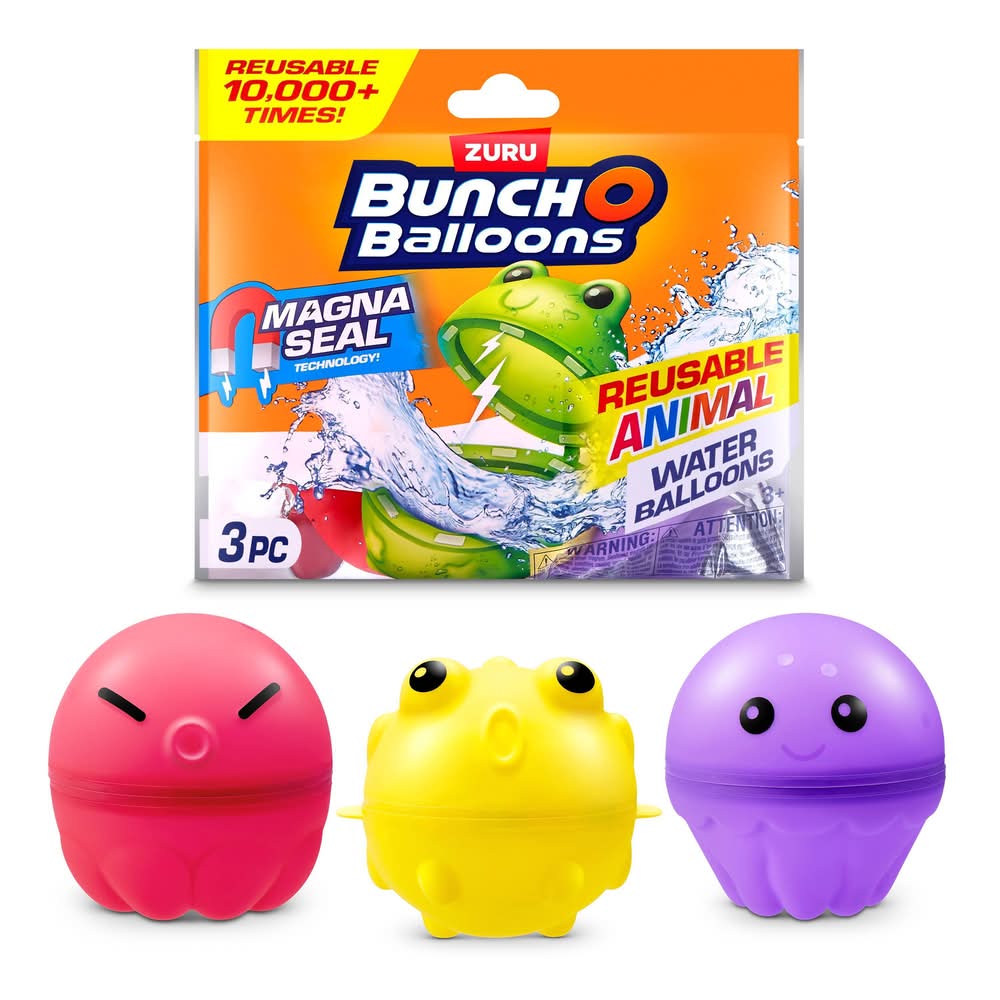 Bunch O Balloons Animal Water Play Equipment, Multicolor (3 ct)