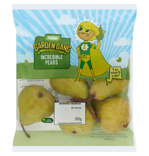 ASDA Garden Gang Incredible Pears (5 pack)