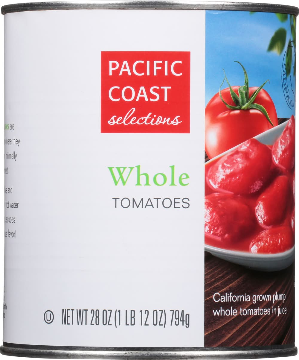 Pacific Coast Selections Whole Tomatoes (28 oz)