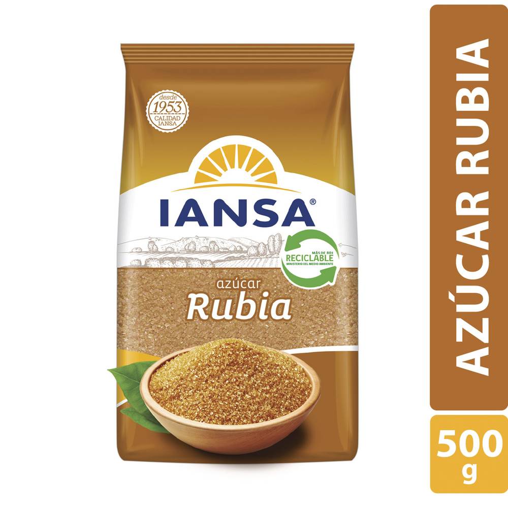 Iansa · Azúcar rubia (500 g)