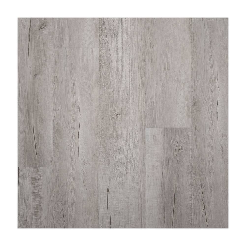 Style Selections Charleston Oak Gray 12-mil x 7-in W x 48-in L Water Resistant Interlocking Luxury Vinyl Plank Flooring (23.21-sq ft/ Carton) | LWD6909RCB