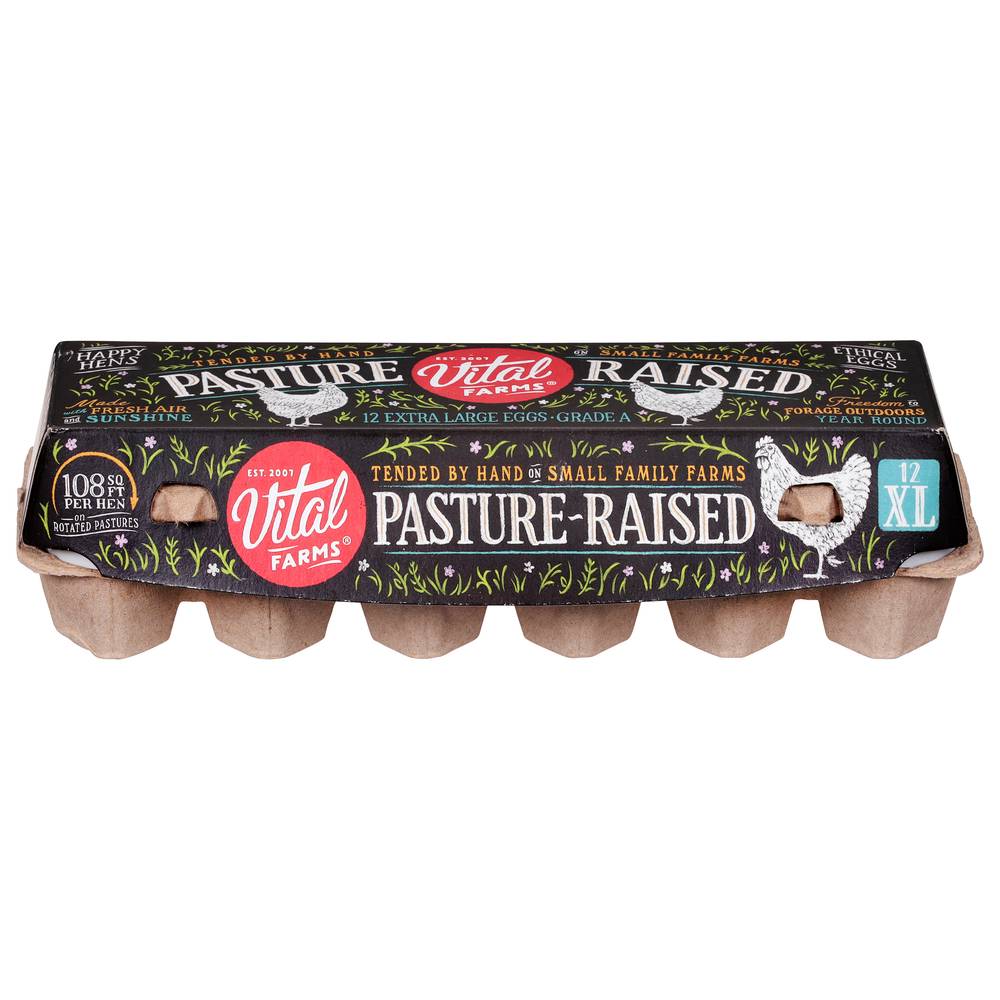 Vital Farms Extra Large Pasture Raised Eggs (12 ct)