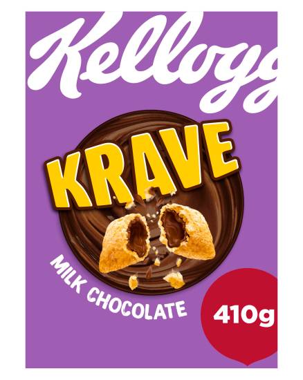 Kellogg's Krave Milk Chocolate Cereal (410g)
