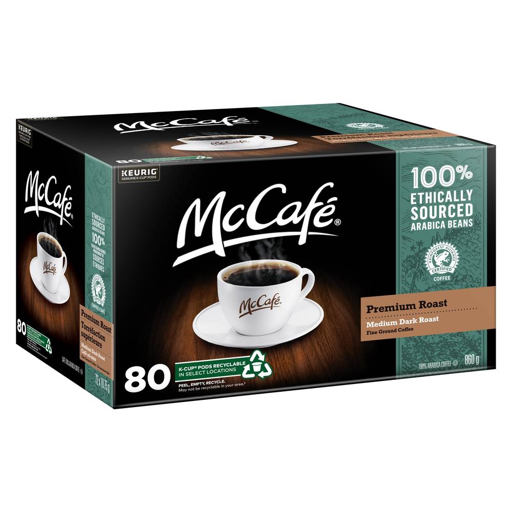 Mccafe Premium Roast Coffee K-Cup Pods, 80-Count