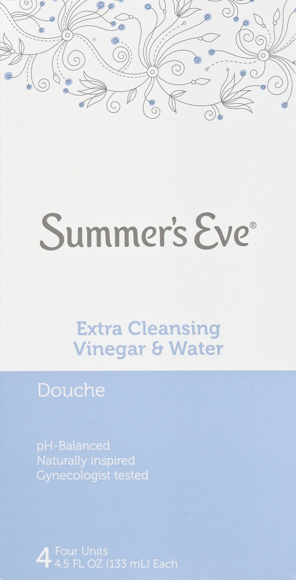 Summer's Eve Extra Cleansing Vinegar & Water Douche (1.18 lbs, 4 ct)