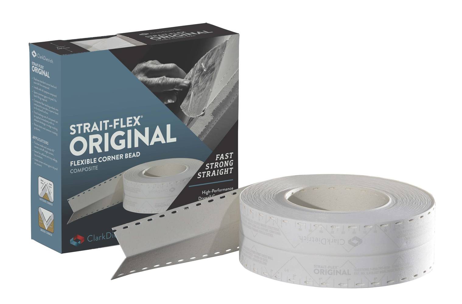 ClarkDietrich Strait-Flex 2.375-in x 100-ft Solid Drywall Joint Tape | S0-100