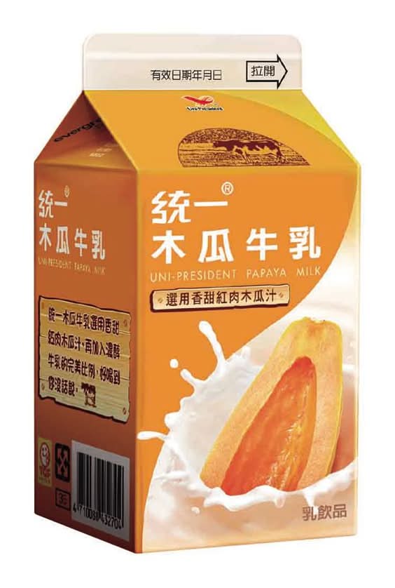 統一木瓜牛乳 飲料 (478 mL)