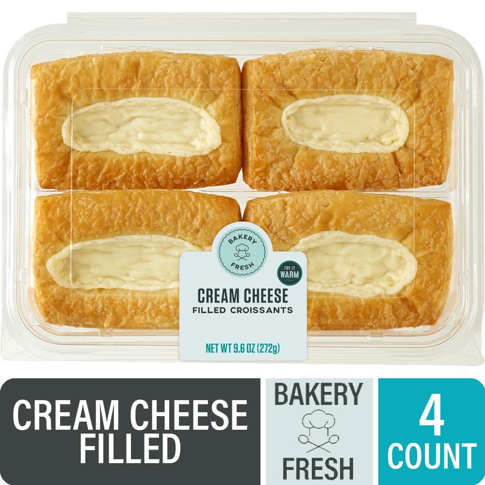 Bakery Fresh Cream Cheese Filled Croissants