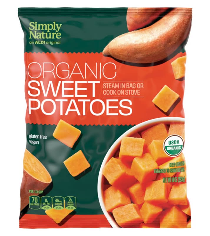 Simply Nature Gluten Free Steamable Organic Sweet Potatoes (10 oz)