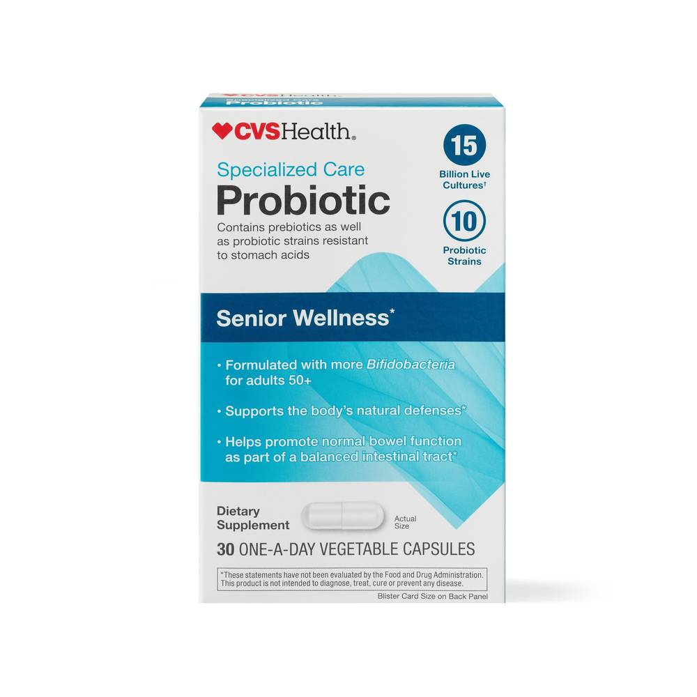CVS Health Senior Wellness Probiotic, 30 CT