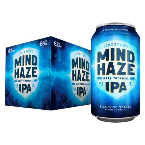 Firestone Mind Haze 6pk 12oz Can 6.2% ABV