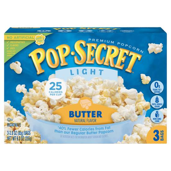 Pop Secret Premium Light Butter Popcorn