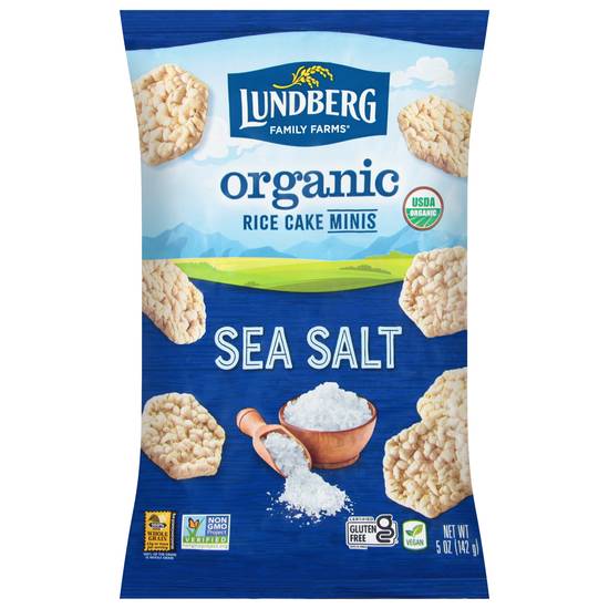 Lundberg Sea Salt Organic Mini Rice Cakes (5 oz)