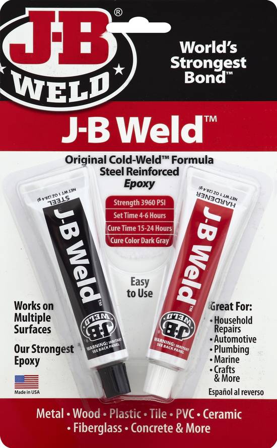 J-B Weld Original Cold-Weld Epoxy (2 ct)