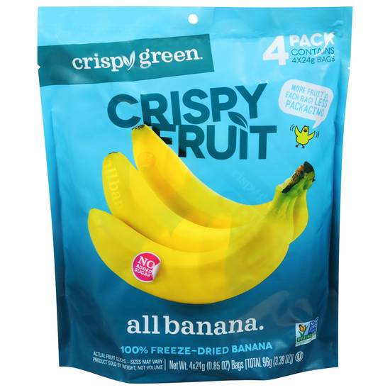 Crispy Green All Banana 100% Freeze-Dried Banana Crispy Fruit