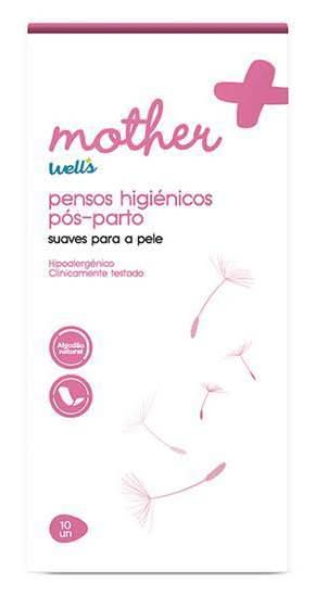 Pensos Higiénicos Pós-Parto Mother Well's emb. 10 un