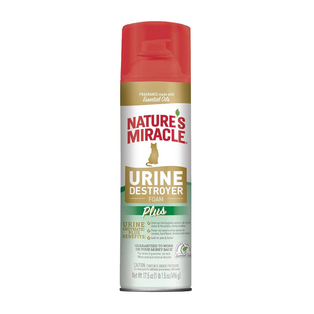 Nature's Miracle Cat Urine Destroyer Plus Foam Aerosol