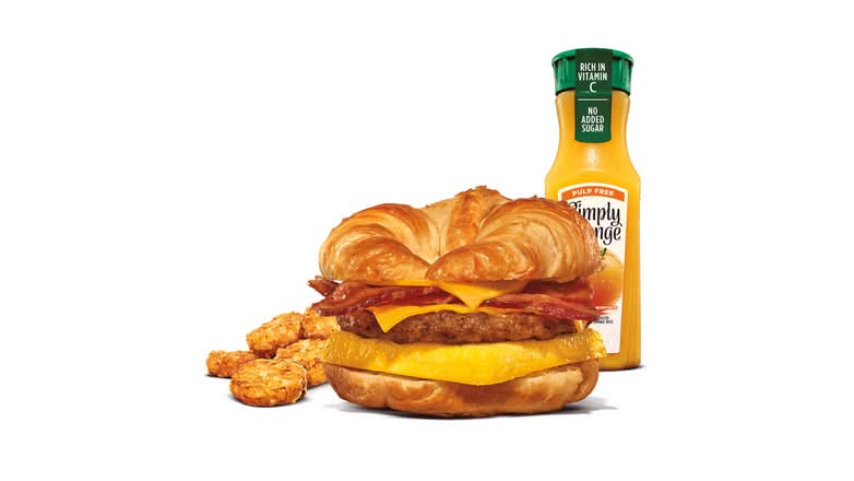 Bacon, Sausage, Egg & Cheese Croissan'wich Meals