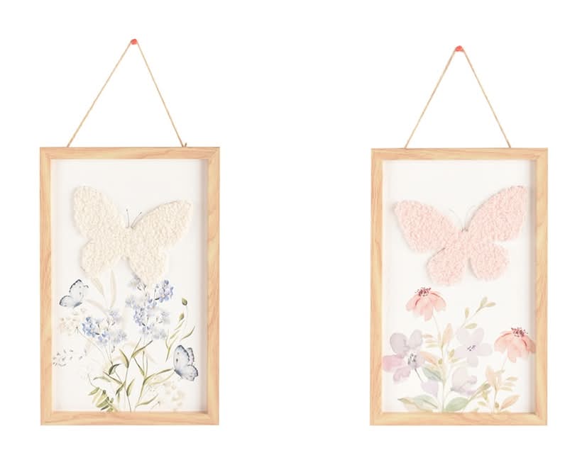 Textured Butterfly Wall Art Decor, Assorted Designs, 1-ct.