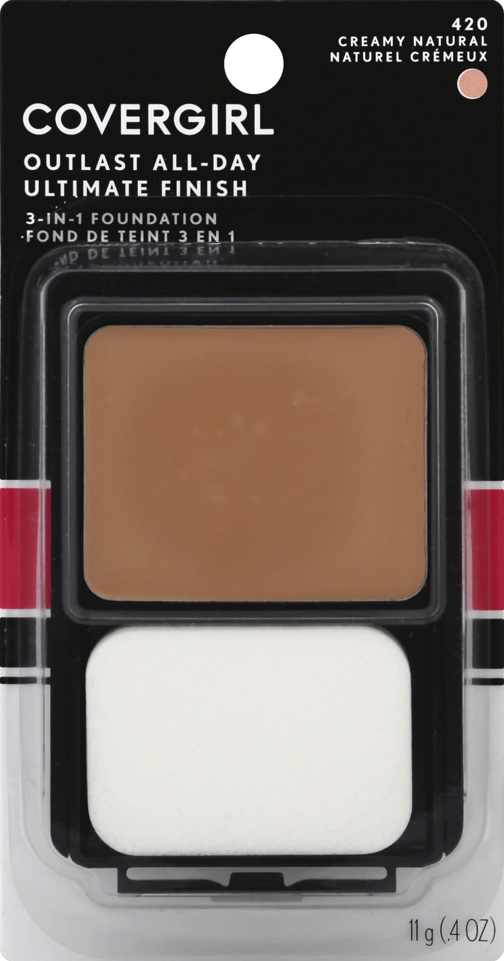 CoverGirl 420 Creamy Natural Outlast Ultimate Finish Foundation (0.4 oz)