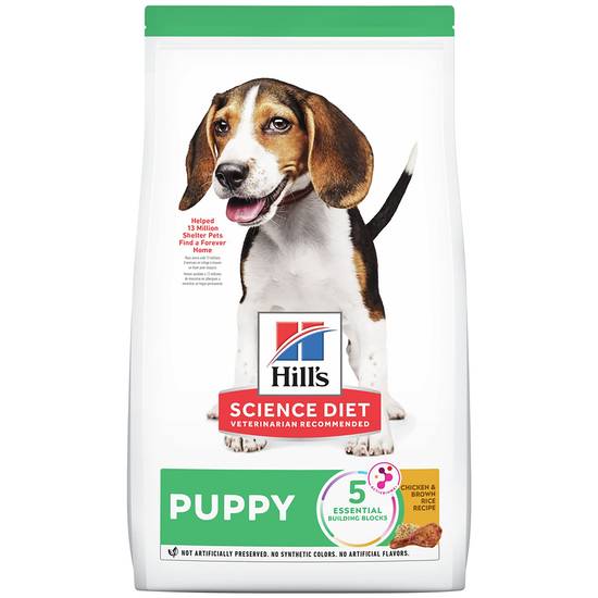 Hill's Science Diet Puppy Dry Dog Food - Chicken & Barley (Flavor: Chicken Meal & Barley, Size: 15.5 Lb)