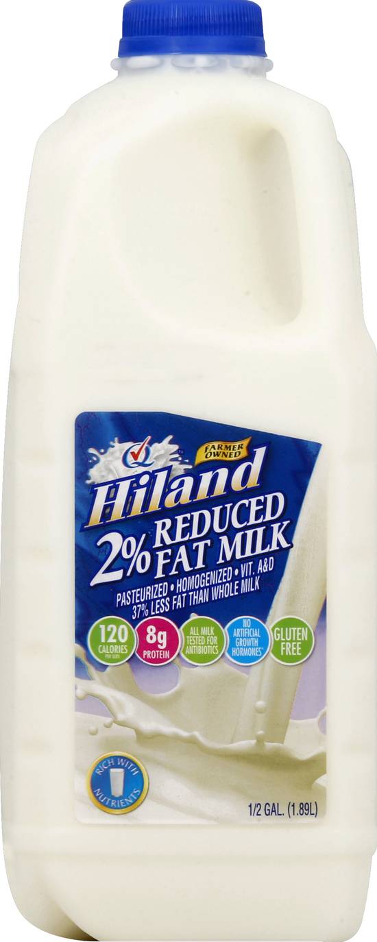 Hiland 2% Reduced Fat Milk (0.5 gallon)