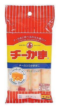 丸善 チーかま ケーシング詰かまぼこ (4 入)