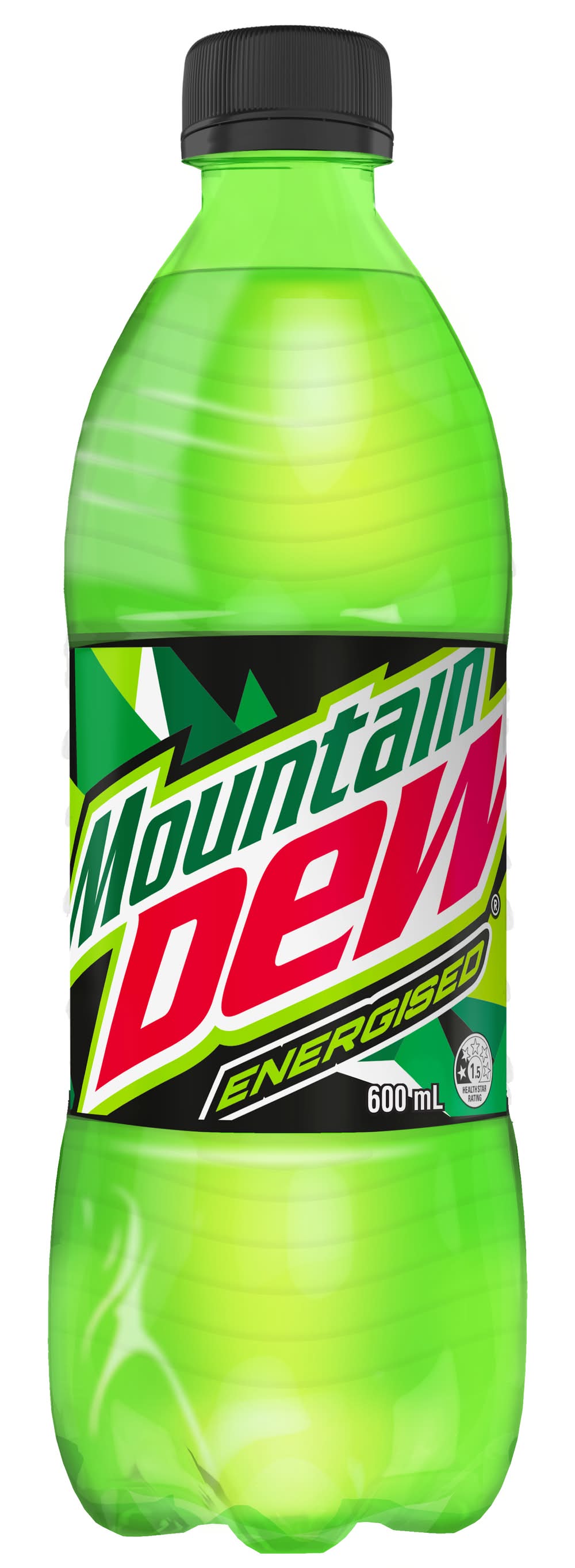 Mountain Dew Energized Soda, Citrus (600mL)