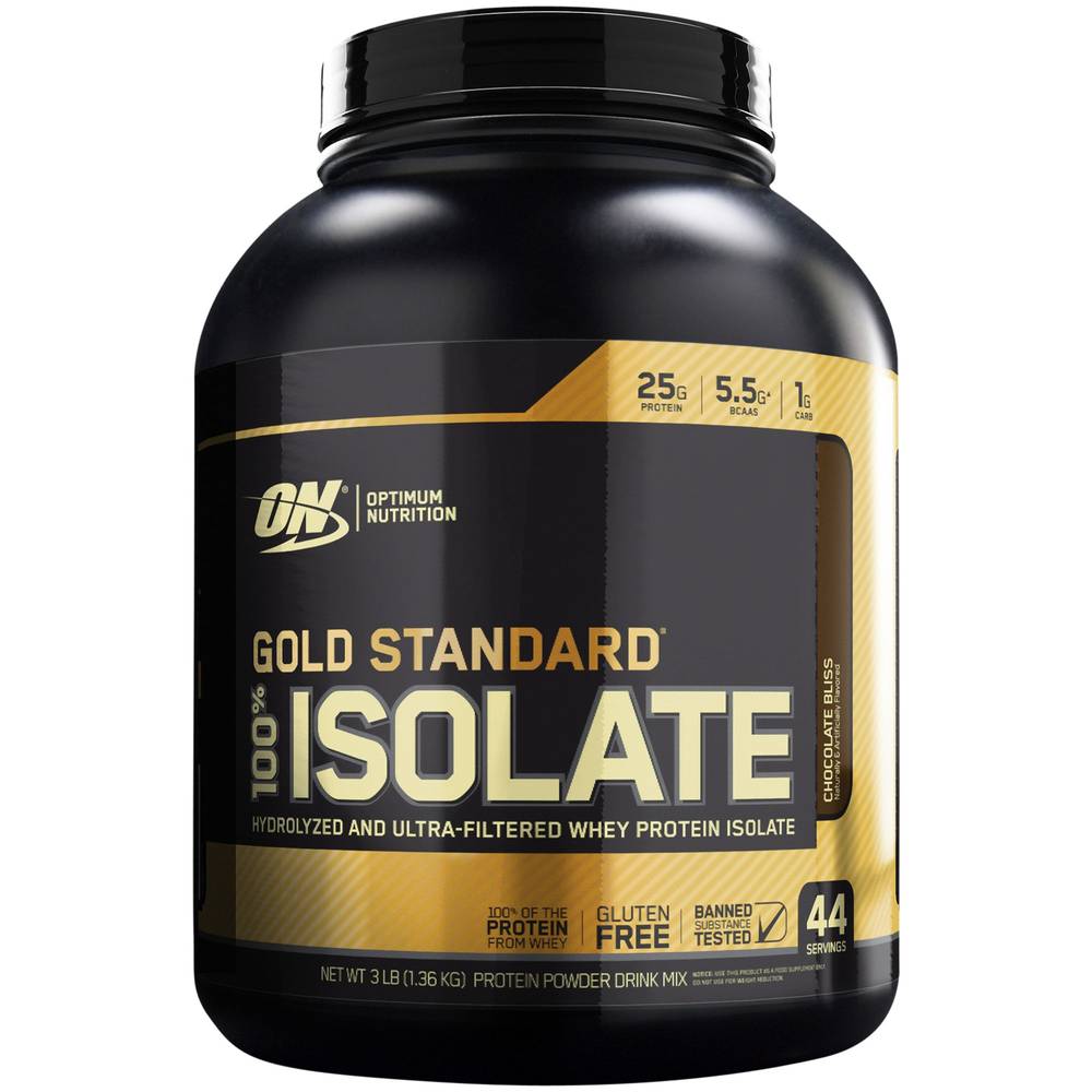 Optimum Nutrition Gold Standard 100% Whey Isolate Protein (3 lb) (chocolate bliss)