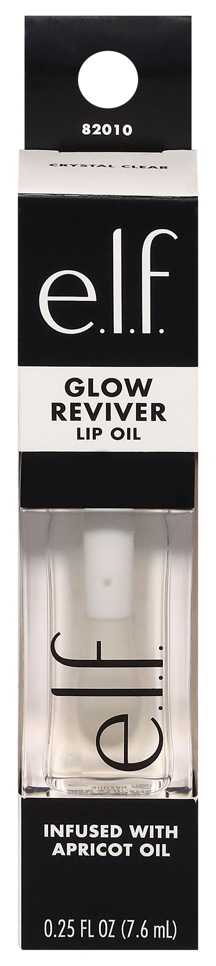e.l.f. Glow Reviver Lip Oil, Crystal Clear (0.25 fl oz)