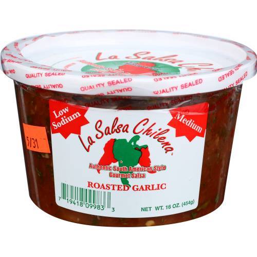 La Salsa Chilena Medium Roasted Salsa (garlic)
