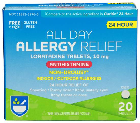 Rite Aid Pharmacy Loratadine Allergy Relief - 10mg, 20 ct