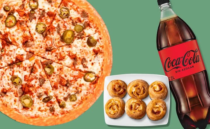 Pizza Tradicional 12+ Comp+ Refresco