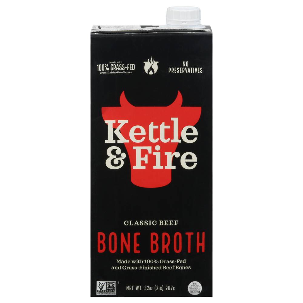 Kettle & Fire Classic Beef Bone Broth (2 lbs)