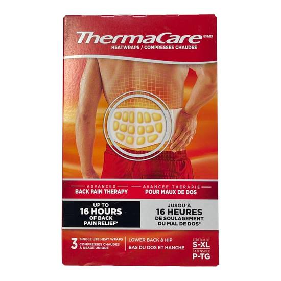 Thermacare Heatwraps Lower Back & Hip (3 units)