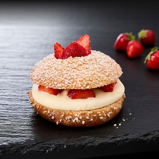 La tropézienne aux fraises individuelle