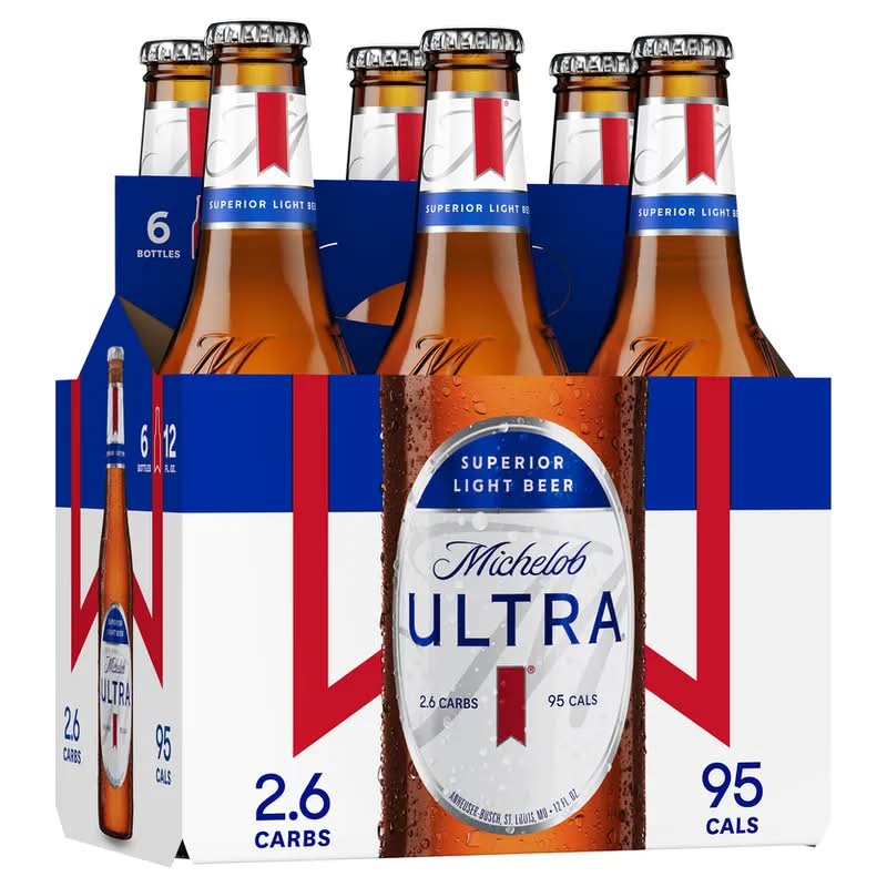 Michelob Ultra Superior Light Beer - 6 Pack