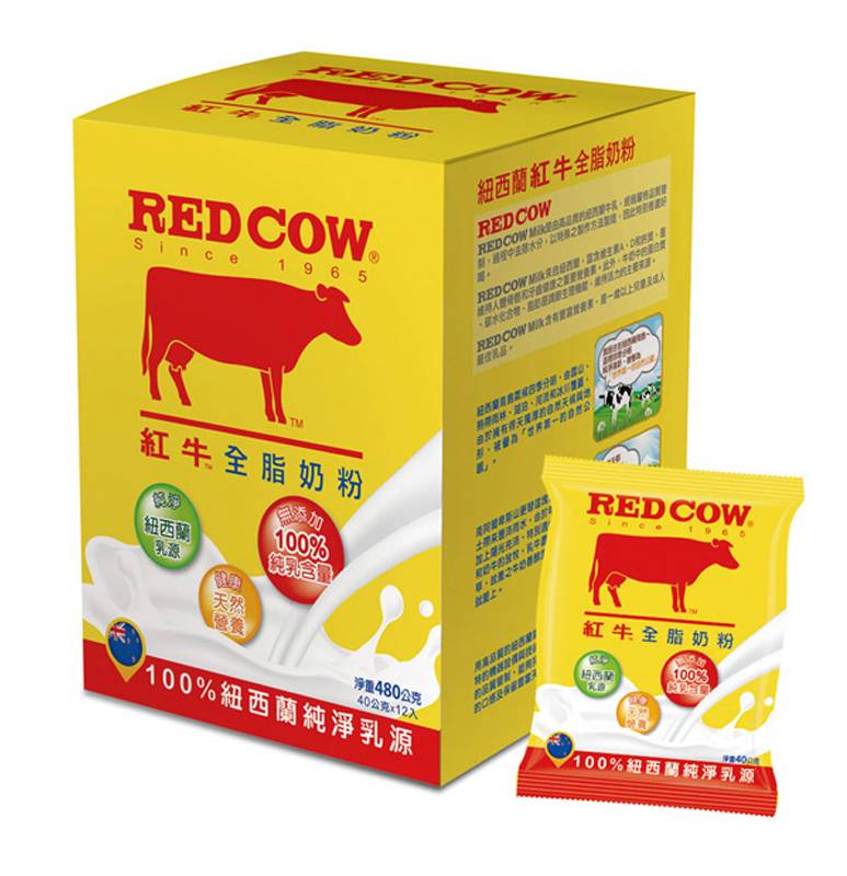紅牛全脂奶粉隨手包40gx12 <480g克 x 1 x 1BOX盒>