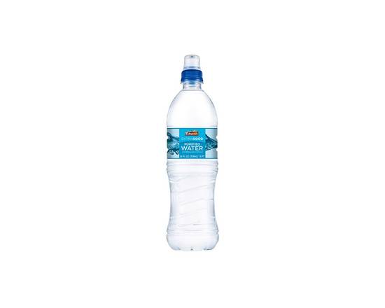 Order ExtraMile Purified Water 24oz Sport Bottle food online from Chevron Extramile store, Antioch on bringmethat.com