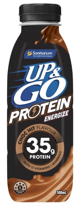 Sanitarium Up & Go 500ml Energize Choc PET