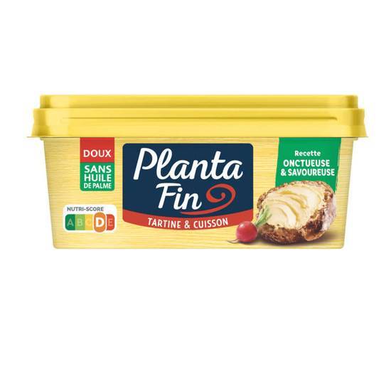 Planta Fin Margarine - Matière grasse végétale - Tartine et cuisson - Sans huile de palme 250g