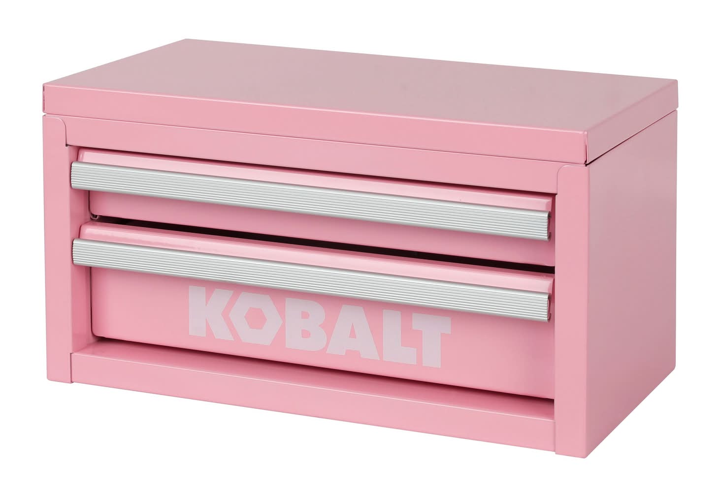Kobalt Portable Mini Toolbox 10.83-in W x 5.91-in H x 5.91-in D 2 -Drawer Pink Steel Tool Box