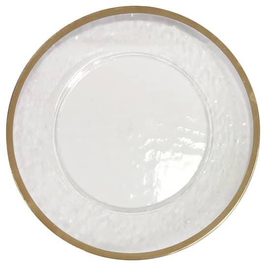 13" Gold Rim Charger Plate By Celebrate It