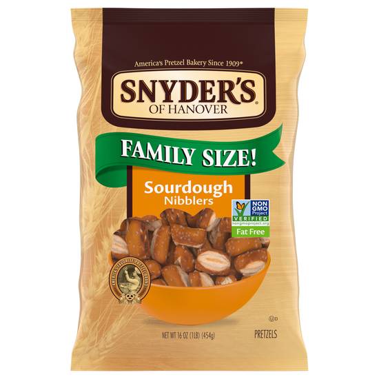 Snyder's Of Hanover Family Size Sourdough Nibblers Pretzels