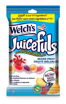 Welch's Juicefuls Juicy Fruit Snacks, Mixed Fruit (115 g)
