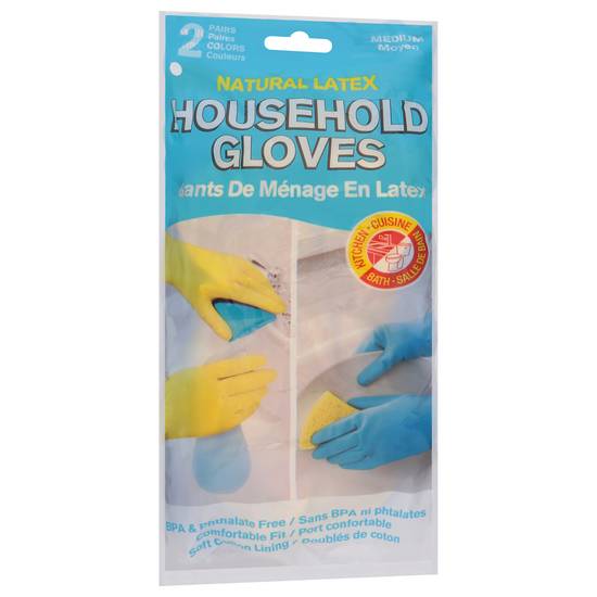 Good Living Medium Household Gloves (2 ct)