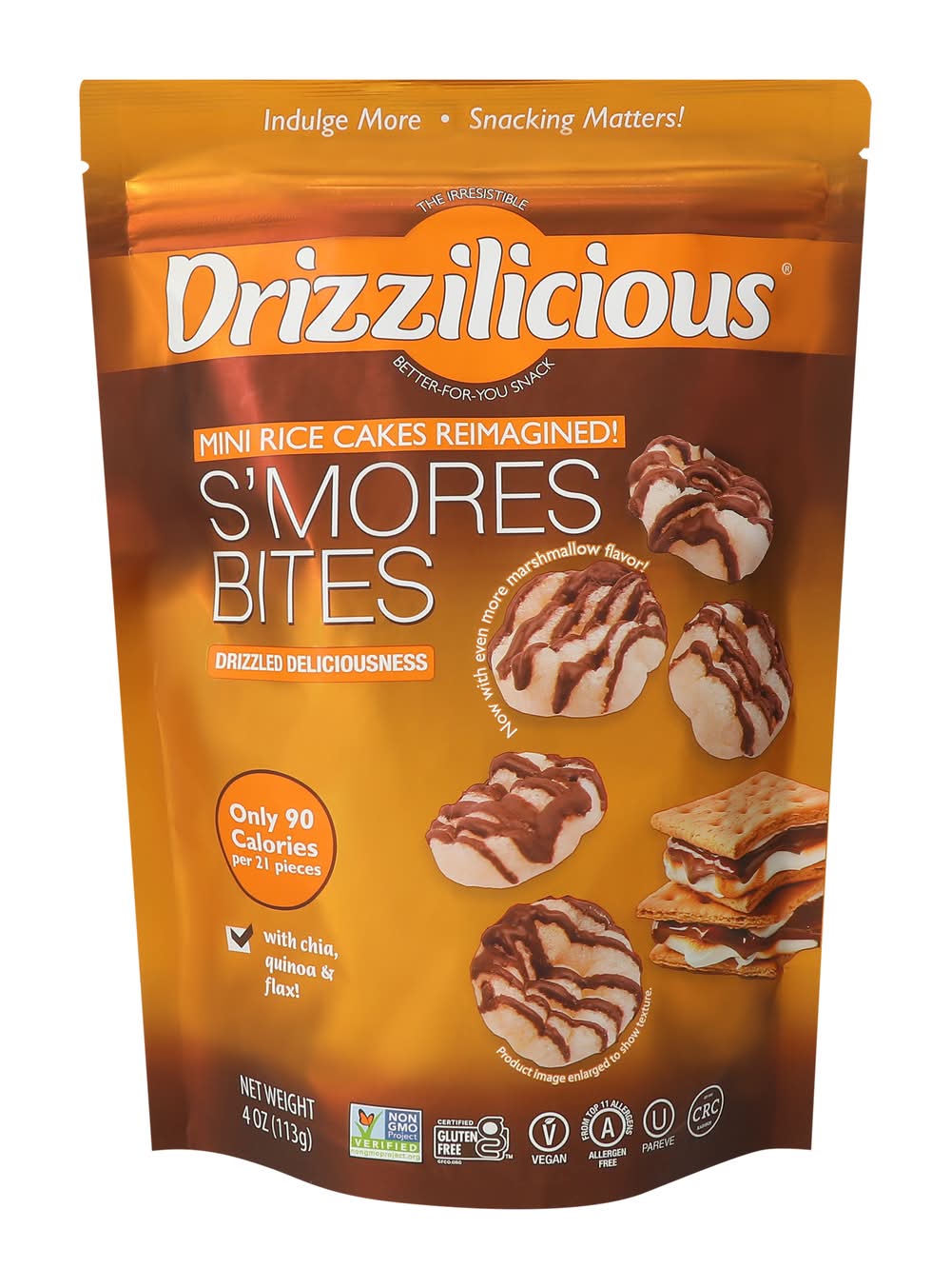 Drizzilicious® S'mores Bites 4oz S'mores