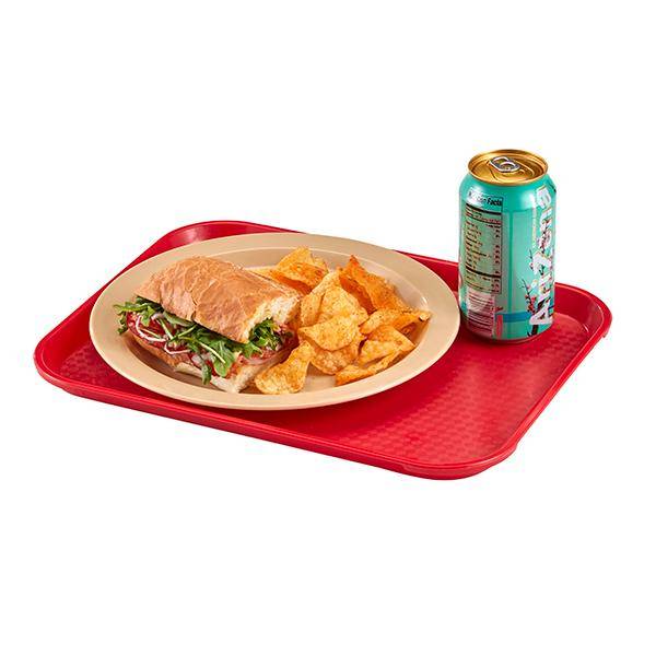 Cambro Fast Food Tray, 10 Inch X 14 Inch, Red